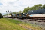 CSX GP40 6925 takes a train east through Westfield New York